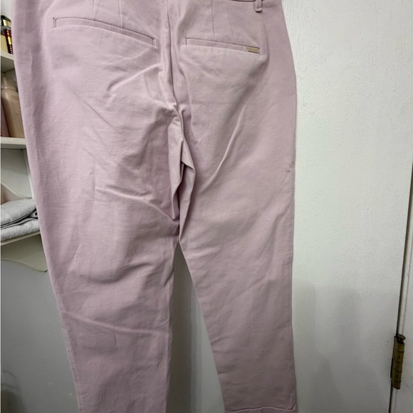 White House Black Market Light Pink Slim Crop Pants NWOT - Picture 3 of 5